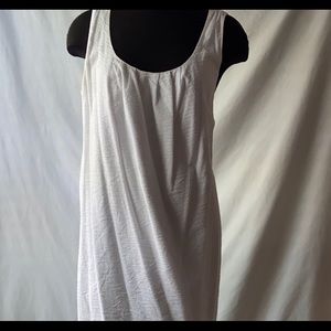 J.Crew white seersucker dress